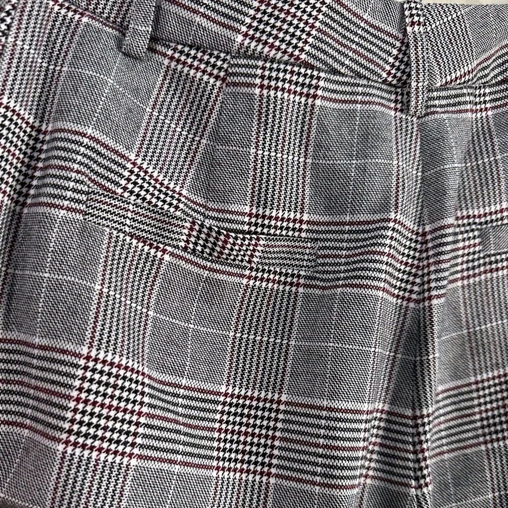 Forever 21 plaid houndstooth trouser pant xs